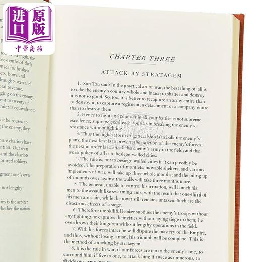 【中商原版】词云经典 孙子兵法 精装烫金刷边 英文原版 Word Cloud Classics Art of War Sun Tzu 孙武 经典中国古典文学 商品图2