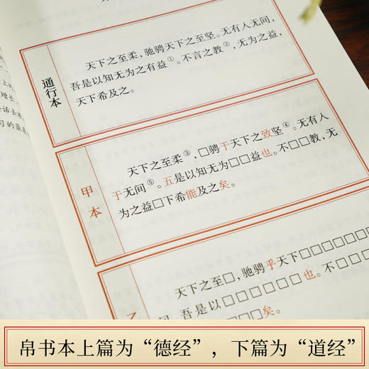 帛书道德经：差异标注版 商品图1