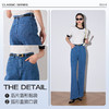 OLrain欧芮儿直筒牛仔裤女夏季2025年新款时尚百搭高级感长裤 商品缩略图3