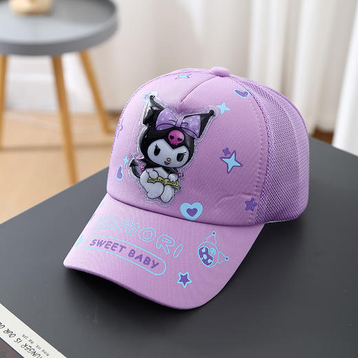 【卡通棒球帽，时尚韩版设计】卡通棒球帽鸭舌帽 韩版男女童棒球帽 春夏新款遮阳儿童帽子网-QQ 商品图8