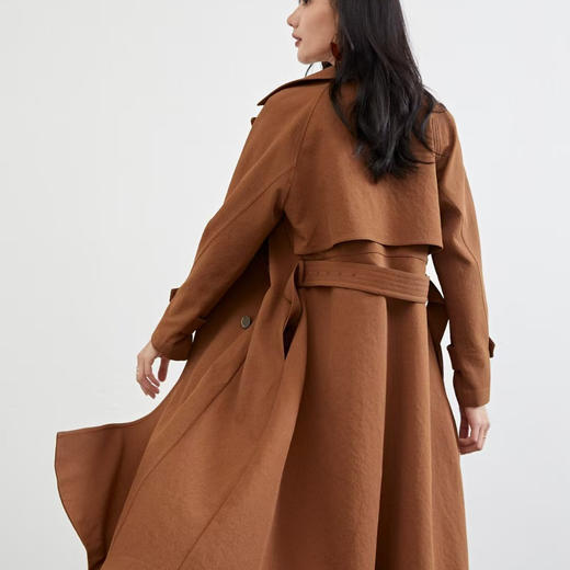 顺丰包邮42140洛诗琳25新款高科技超轻中空纱面料风衣款S301 商品图2