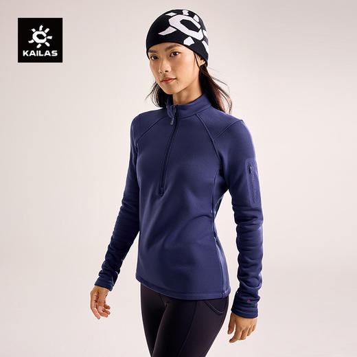 KAILAS凯乐石 户外运动 女款立领半开胸抓绒衫 KG2437232【Z】 商品图0