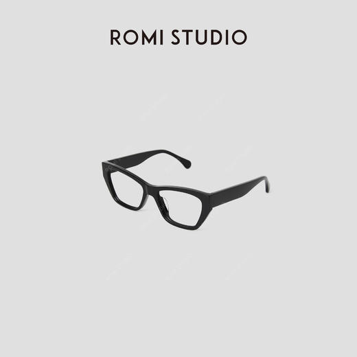 ROMI STUDIO“复古态度”极简高级感简约百搭黑框眼镜 RWCRP32882 商品图1