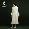 吉祥衣家新中式国风复古滩羊毛高端气质显瘦修身女装回风舞雪大衣 商品缩略图2