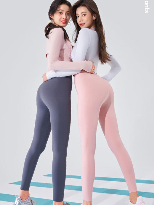 Pretty Woman2025新款瑜伽健身打底裤高腰收腹提臀显高瘦鲨鱼裤 商品图1