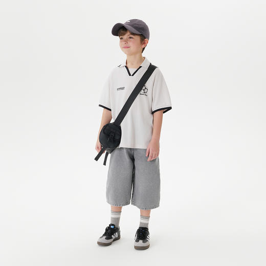 【凉感快干】马克珍妮男童运动短袖polo衫 儿童T恤夏装新款550551 商品图3