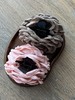 花朵发圈和发夹！bu退bu换~布艺抓夹+缎面褶皱头花大肠发圈~ 商品缩略图4