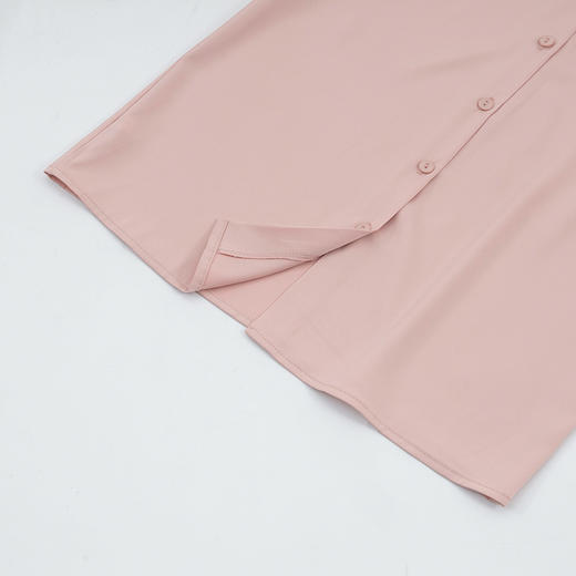 茧墨 法式浪漫飘带丝滑段面衬衫 商品图5