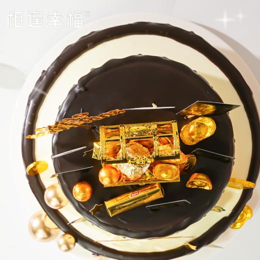 【一路暴富双层大蛋糕】吉祥如意好兆头，祝你暴富发大财 香糯饱满 钱包塞满 生活有闲 兜里有钱 笑容有甜 祝你多金多福 好运连连 一路暴富~（可选3.5/4.5/6.5磅） 商品图3