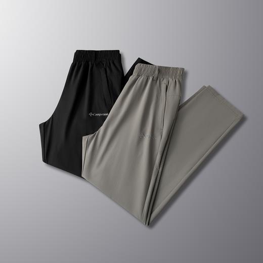 【DK】大依优型大码冰丝裤松紧腰直口休闲运动裤直筒卫裤休闲裤加肥加大长裤胖子裤子夏季 商品图3