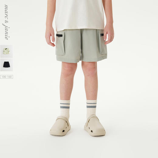 【户外速干】马克珍妮男童轻量工装短裤 儿童裤子夏装新款550653 商品图0