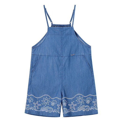 【实体店同款】女童牛仔背带裤夏季新款安奈儿童装AG526682 商品图6