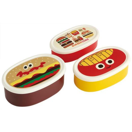 日本进口Skater密封保鲜分装盒3件套 商品图1