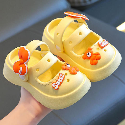 【女童EVA超轻洞洞鞋】夏季幼儿园可爱儿童外穿软底防滑女宝宝凉拖鞋 商品图3