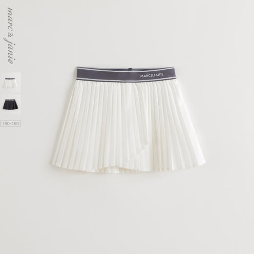 马克珍妮女童动感网球百褶裙裤儿童运动裤子2025年夏装新款550730 商品图0