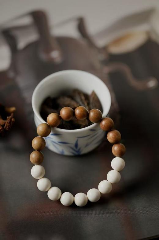 老山檀香-鹿角【鸣安】手串10mm*19颗 商品图1