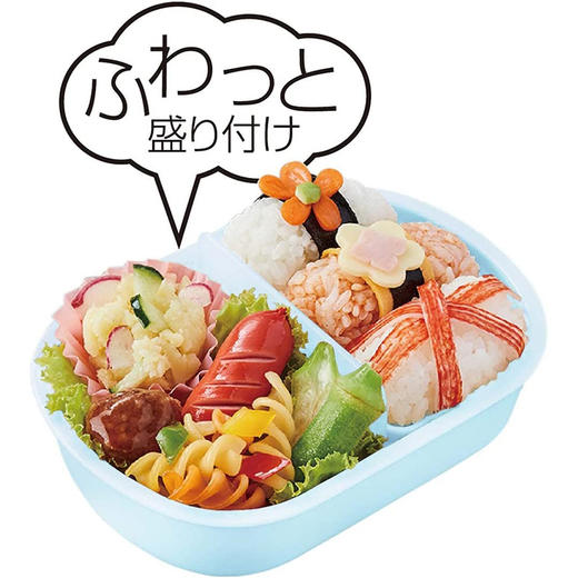 日本进口Skater儿童卡通饭盒H&S彩虹色 商品图3