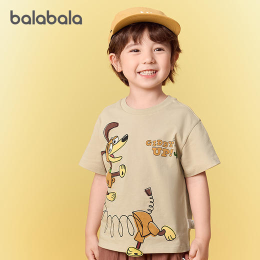 【迪士尼IP】巴拉巴拉童装宝宝t恤儿童短袖上衣纯棉2025新款夏装 商品图2