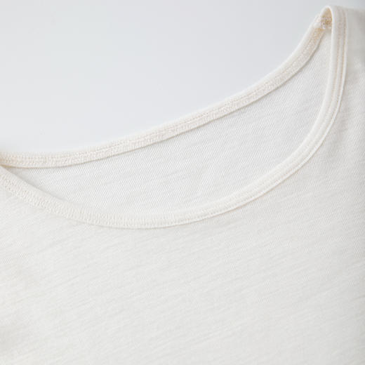 ROMI STUDIO“肤感至上”绵羊毛混纺轻柔弹力圆领短袖T恤RWBWSH1632【发货时效25天】 商品图2