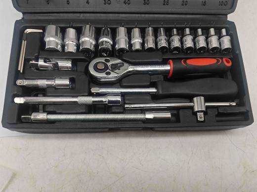 【货号05811】46件套组合工具汽车摩托车棘轮扳手多功能家庭维修套装套筒工具 商品图5