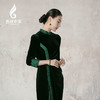吉祥衣家新中式国风复高端气质显瘦修身女装春来江水绿如蓝连衣裙 商品缩略图2