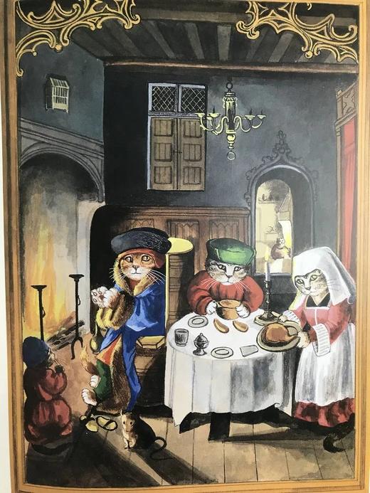 猫咪版中世纪艺术图集 31幅彩色插图 精装18开 商品图5