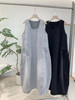 无袖牛仔连衣裙 75%棉+25%汉麻 立体水洗工艺 松弛舒适的穿搭 清爽纯净 长度刚刚好 无袖设计 商品缩略图11
