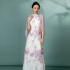 吉祥衣家中国风新中式复古女装2025新款春夏款女装碧秀玉兰连衣裙 商品缩略图2