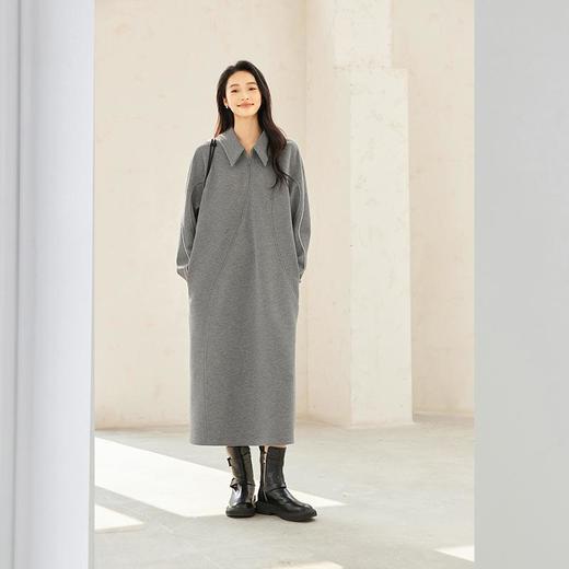 IC 新款秋冬设计感加厚气质针织连衣裙女优雅高级通勤裙子 商品图1