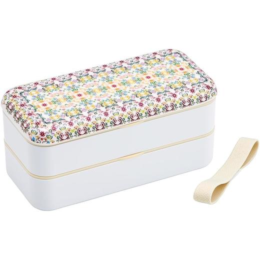 日本进口Skater树脂饭盒梦幻淡红花纹 商品图5