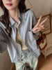 【YW】无忧购韩系慵懒风纯棉宽松显瘦上衣防晒衬衫外套1706-GC（截单后3-5天发货) 商品缩略图4
