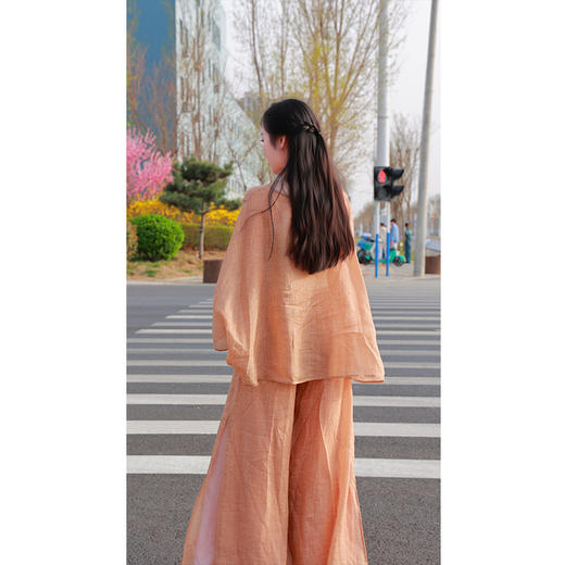 【抖音专属】新中式上衣（25708167褐锦-结缘款） 商品图3