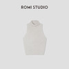 ROMI STUDIO“低调简雅”100绵羊毛软糯轻薄高领无袖背心RWCSST1999 商品缩略图0