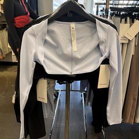 Lululemon/露露乐蒙 Nulu 女士紧身轻盈弹力瑜伽运动长袖短披肩