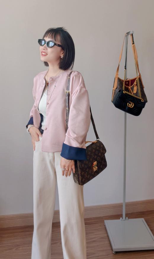 双面穿牛仔提花国风时尚混搭外套 商品图12