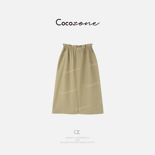 COCO ZONE 刘一一 25新款美式休闲设计感松紧腰半身裙CD2A0350 商品图3