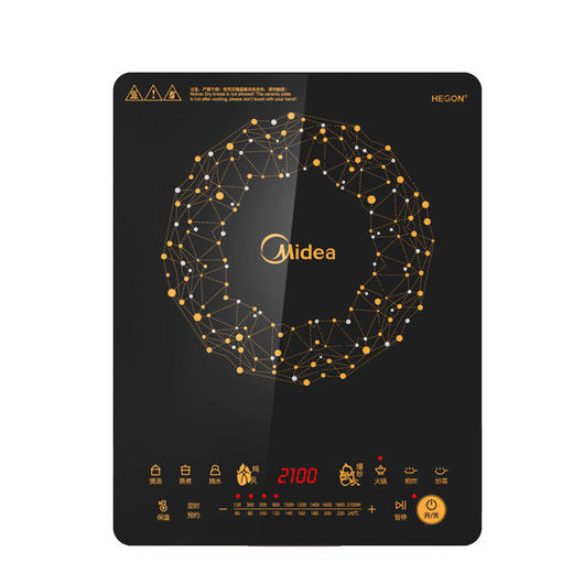 Midea/美的 C21-WT2118酷薄电磁炉家用火锅爆炒电磁灶 商品图4