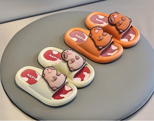 👏蛋仔派对/卡皮巴拉/哪吒儿童拖鞋｜💥【萌趣卡通儿童拖鞋合集】❤️轻盈柔软的棉花糖脚感 🥰舒服度max！ 👍不到一杯奶茶钱！ 就能拥有的快乐‼️到手一双可可爱爱的拖鞋‼️  商品图5