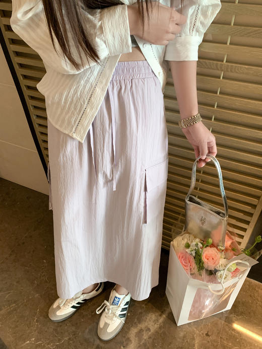 【149元任选2件】最后一波！浅紫色工装半身裙 商品图6