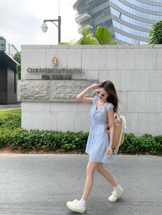 【169元任选2件】最后一波现货！系带V领连衣裙 商品图10