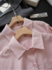 【全国包邮】减龄春日粉衬衫/开叉西装裤裙：妥妥的人间水蜜桃🍑，是春天的感觉没错了🌸棉质面料，自然又富有张力❗️ 商品缩略图3