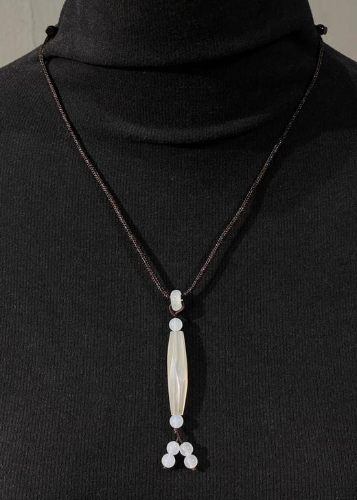 鱼脑冻玛瑙多角橄榄珠，顺丰包邮 商品图3