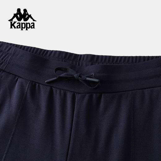 Kappa卡帕背靠背夏季运动长裤2025新款休闲直筒裤子女透气九分裤K0F42CJ43 商品图2