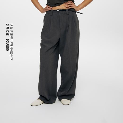 oneup双褶西裤 商品图1