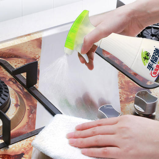 雪豹 新品泡泡露厨房去油污厨房重油污净清洁剂400g*2 特惠组2瓶58001 商品图3