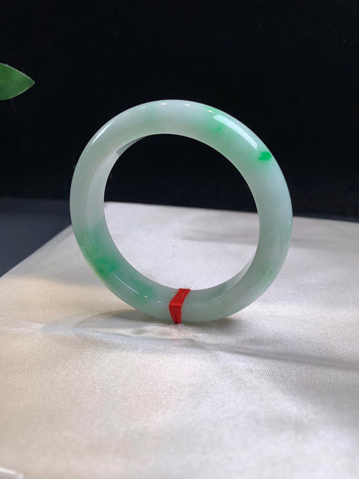 612572，57飘阳绿正圈，满圈干净清爽，几处飘蓝阳绿色， 干净清新 商品图4