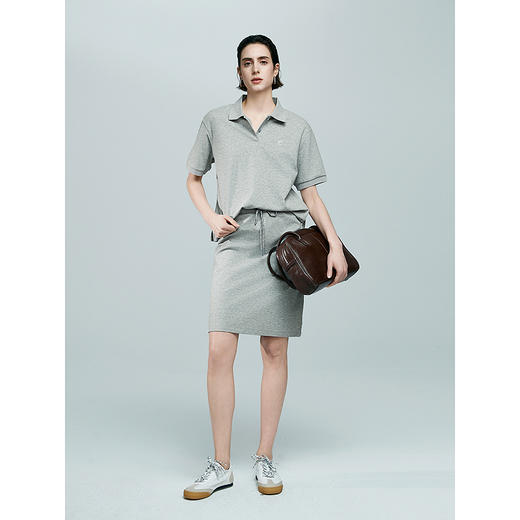 棉仓363601021-初棉凉感透气菠萝纹理POLO短袖套装 商品图2