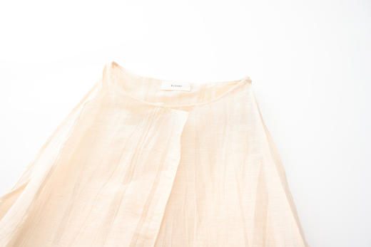 Ruohan 25SS 竖纹亚麻渐层上衣 商品图4