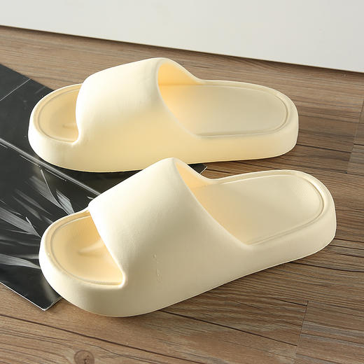 D040103静音防滑踩屎感eva面包家居情侣拖鞋 商品图7