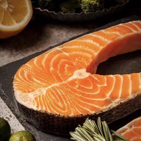 【斌哥优选】智利三文鱼排。只选肥美的鱼中段。野生三文鱼，富含omega-3等微量元素。优质不饱和脂肪，可煎、可蒸、可炒。辅食减脂餐常客。